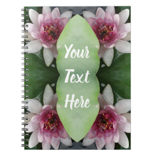 Pink Lotus Flowers Notebook