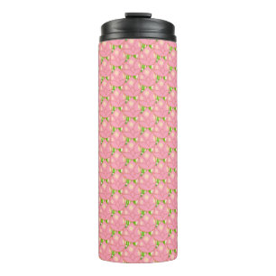 Pink Lotus Flowers Thermal Tumbler