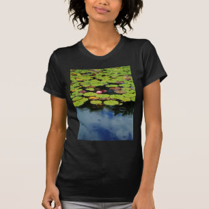 Pink lotus in Rain T-Shirt