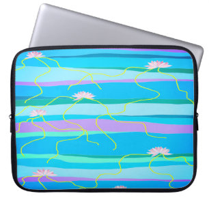 Pink Lotus Laptop Sleeve
