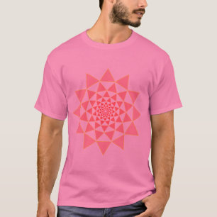 pink lotus on pink T-Shirt