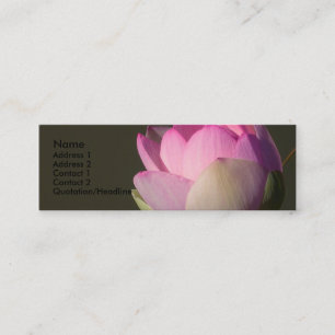 Pink Lotus Profile Card