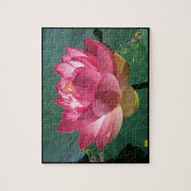 Pink Lotus - Puzzle (Vertical)