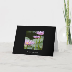 Pink Lotus • Sympathy Card