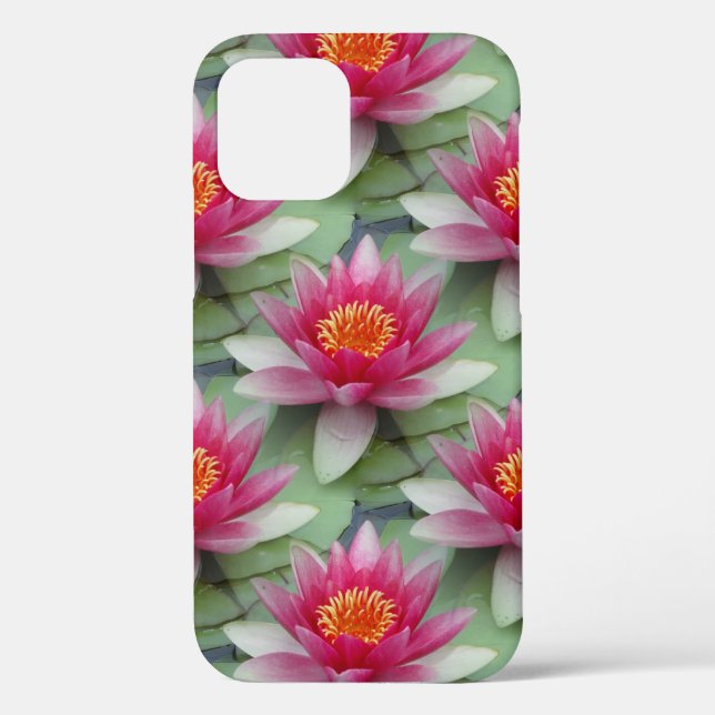 Pink Lotus Water Lily Case-Mate iPhone Case (Back)