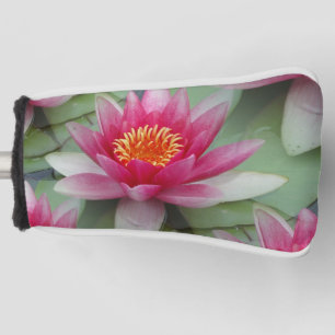 Pink Lotus Water Lily Golf Head Cover