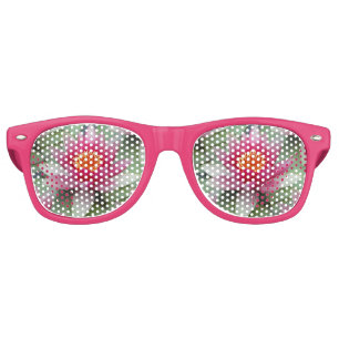 Pink Lotus Water Lily Party Sunglasses