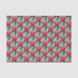 Pink Lotus Water Lily Tissue Paper