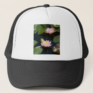 Pink Lotus Waterlilies Trucker Hat