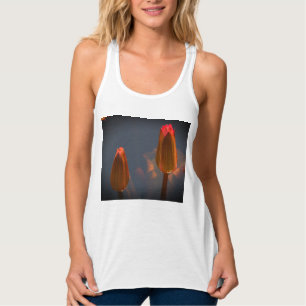 Pink Lotus Waterlily Tank Top