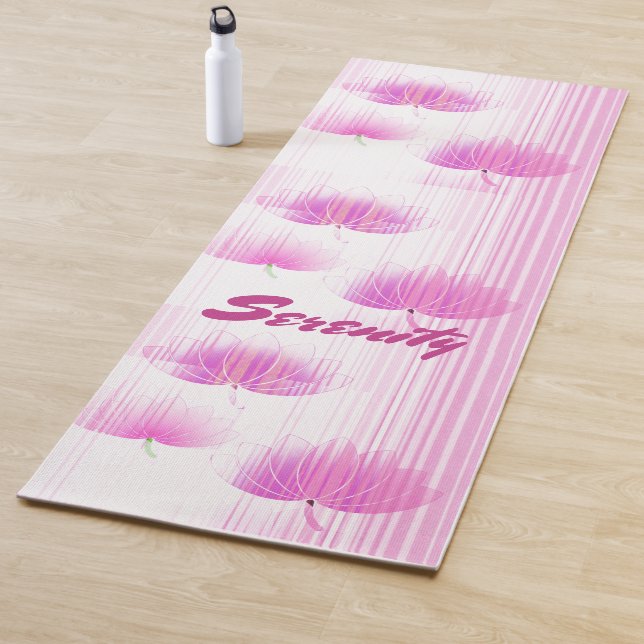 Pink Lotus Yoga Mat (In Situ)