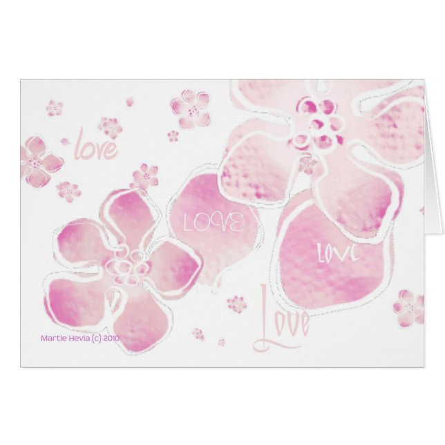 Pink Love Blossoms (Front Horizontal)