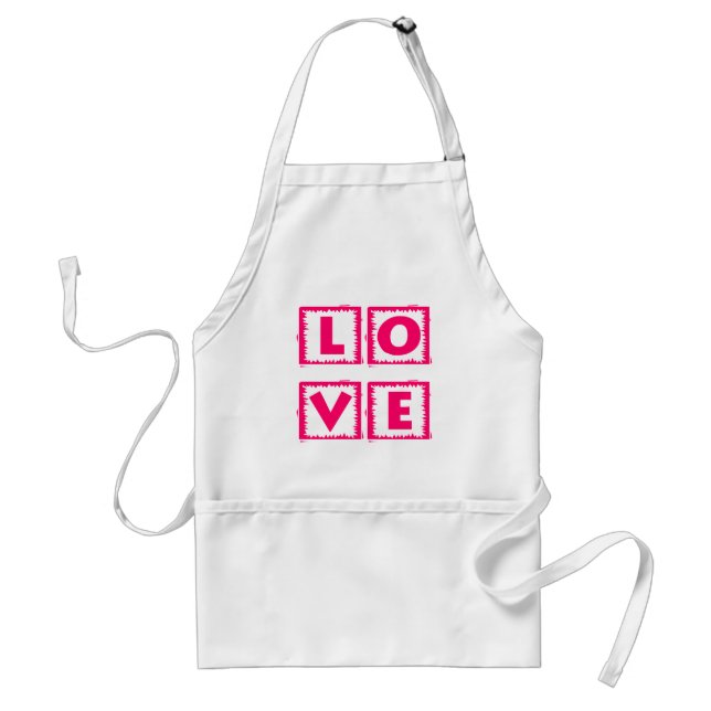 Pink Love Box Standard Apron (Front)
