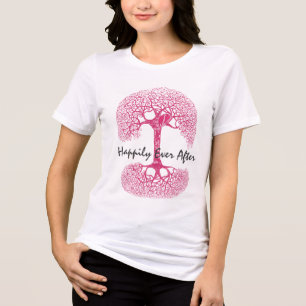 Pink Love Brids Happily Ever After  Bride Tee