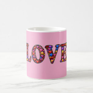 Pink Love Emoji's Coffee Mug