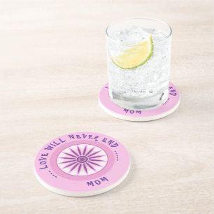 PINK LOVE GIFT FOR MOM , MOTHERS DAY , BIRTHDAY  COASTER