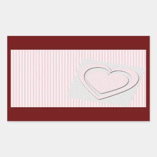 Pink Love Heart #2 Sticker