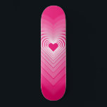 Pink Love - Hearts Skateboard<br><div class="desc">Pink Love - Choose your favourite colours</div>