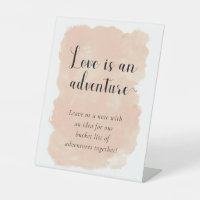 Pink Love Is An Adventure Bucket List Wedding