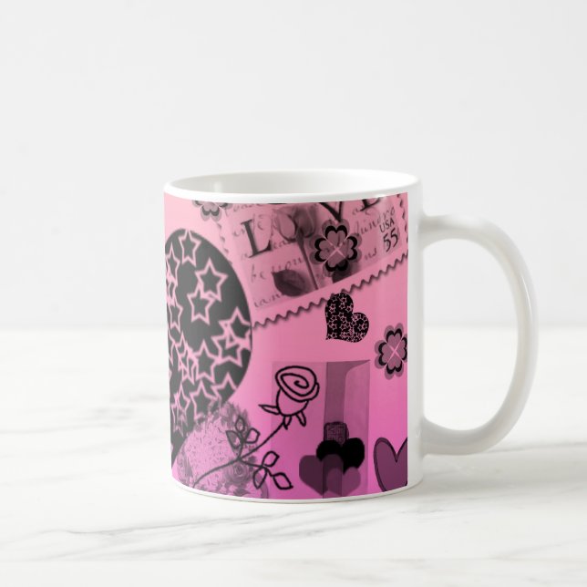 Pink Love Mug (Right)