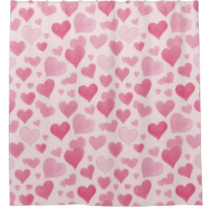 Pink Love Shower Curtain