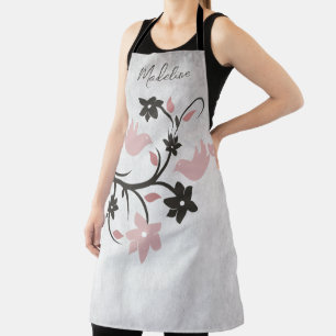 Pink Lovebirds Apron