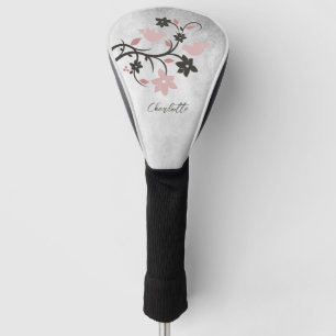 Pink Lovebirds Golf Head Cover