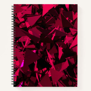 Pink Low-Poly Bullet Journal / Lined Notebook