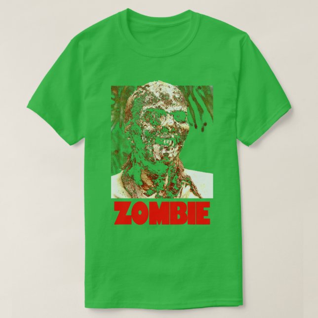 Pink lucio fulci zombie Zombie of the Walking Dead T-Shirt (Design Front)