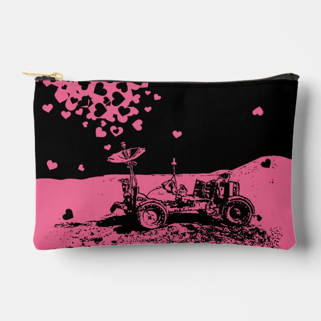 Pink Lunar Rover Of Love Accessory Pouch (Front)