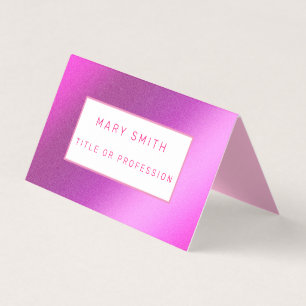 Pink Luxury Business Card