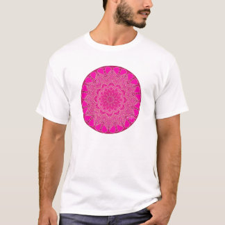 Pink-Magenta Crystal Mandala T-Shirt