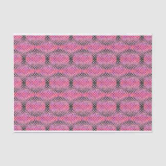 Pink Magenta Splash Bricks Pattern Tissue Paper
