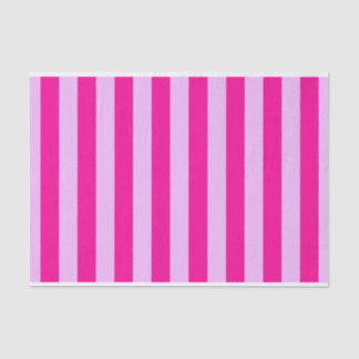 Pink & Magenta Stripe Pattern Tissue Paper