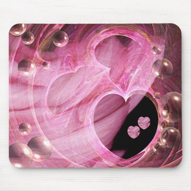 Pink Magic Mouse Pad (Front)