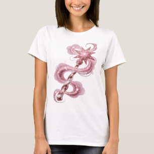 Pink MAGIC WAND WITH STARS AND PINK GLITTER T-Shirt