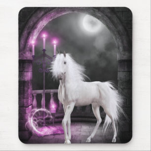 Pink Magical Unicorn Mouse Pad