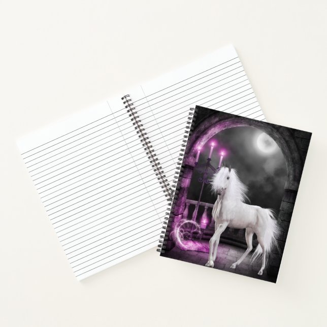 Pink Magical Unicorn Notebook (Inside)