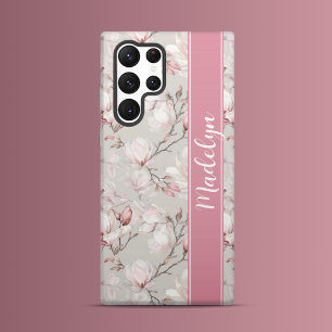 Pink Magnolia Elegance Samsung Galaxy Case