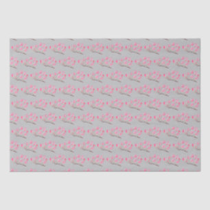 Pink Magnolia floral watercolor elegant Vintage Tissue Paper