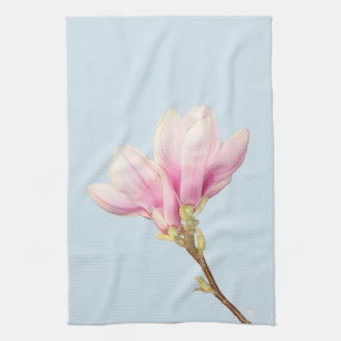 Pink Magnolia Tea Towel