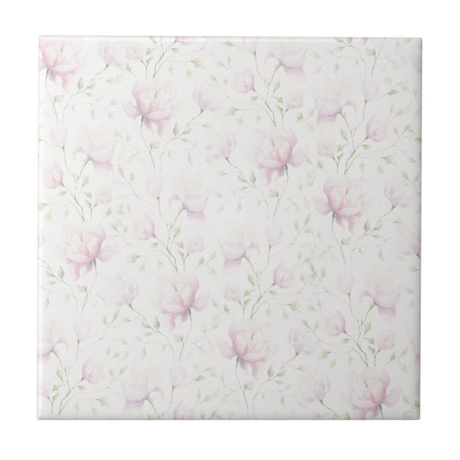 Pink Magnolia Tile (Front)