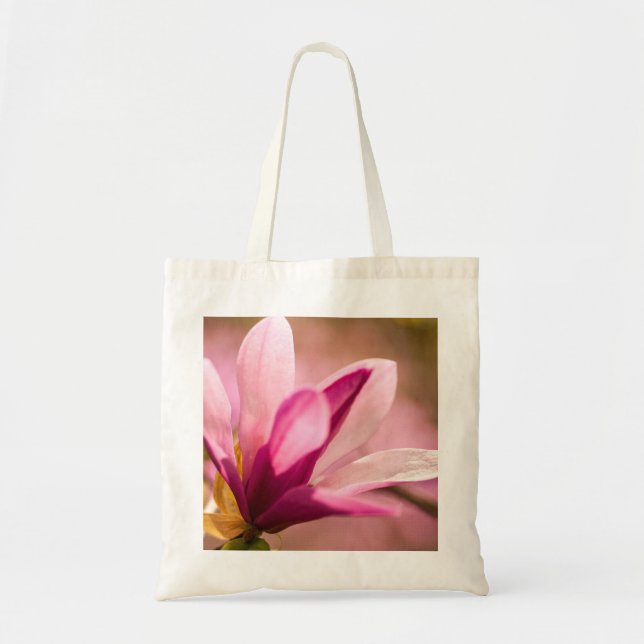 Pink Magnolia Tote Bag (Front)