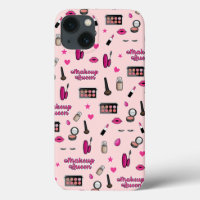 Pink Makeup Pattern Phone case 