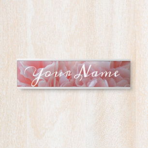Pink Mallow Door Sign