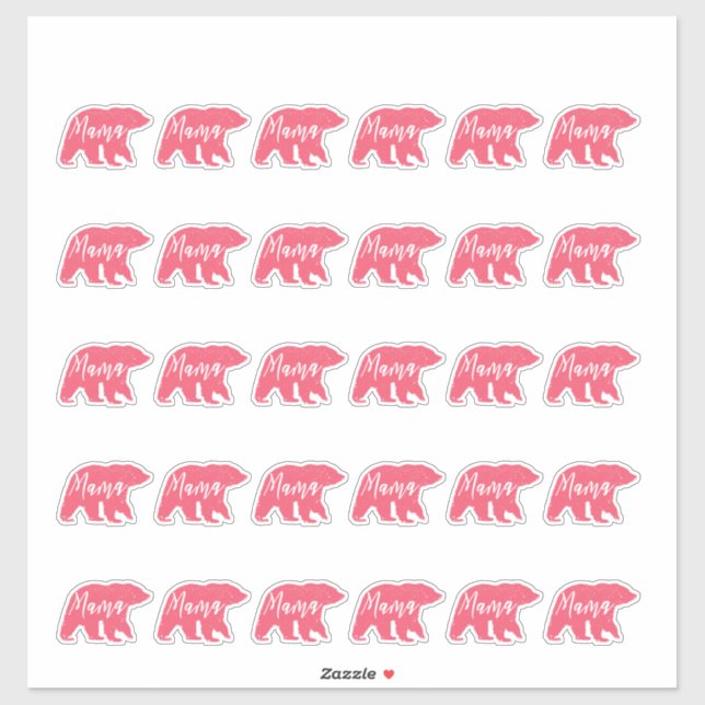 Pink Mama Bear (Sheet)