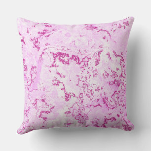 Pink Marble abstract Cushion
