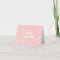 Pink Marble Art Deco Design Wedding