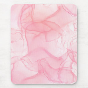 Pink marble background, fluid art background noteb mouse pad
