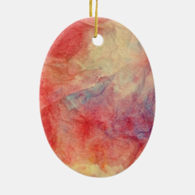 Pink Marble Ceramic Tree Decoration (Back)